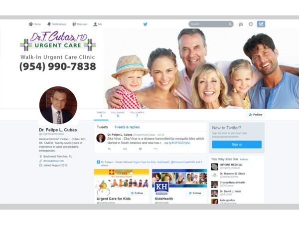 Twitter Cover Page Design